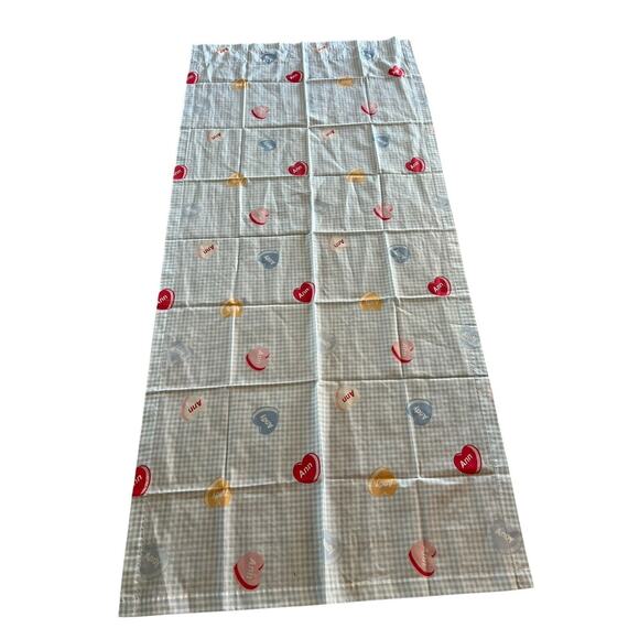 Vintage Hollander Raggedy Ann & Andy Curtains Lot of 3 Candy Hearts Nursery - Picture 2 of 5